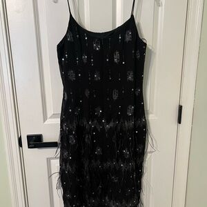 JS Boutique Black Sequin Mini Dress